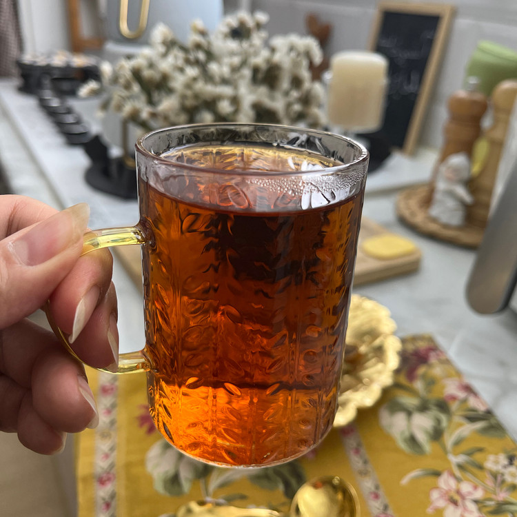 ماگ و لیوان آنتی شوک دسته عسلی